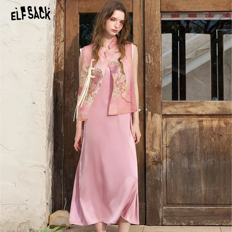 TripBelle Floral Maxi Dress with an Artful Hem